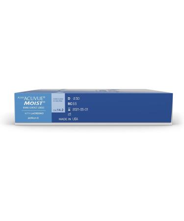 Buy Acuvue Moist 1-Day Daily Contact Lenses for Sensitive Eyes - UV Protection Comfort -5.0 DPT 90 Lenses - Ideal for Allergy Sufferers - Buy Online on GoSupps.com