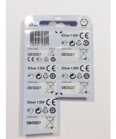 Renata Batteries 357 Silver Oxide - Eco-Friendly 0% Mercury (5 Pack) | Fast International Shipping - Buy Online on GoSupps.com