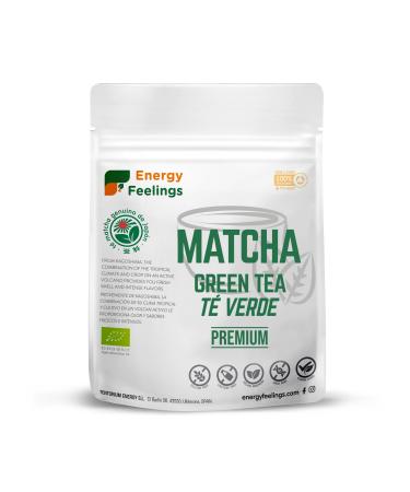 Energy Feelings Energy Feelings Japanese Organic Green Matcha Tea Japanese Grown Organic Premium Tea Fine Matcha Powder Ideal for Drinks Cooking & Latte 200g