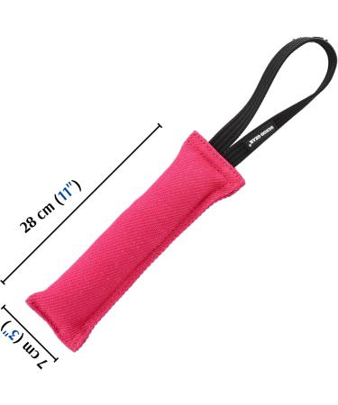 Dingo Gear Cotton Nylon Bite Sausage for Dog Training | IGP IPO Obedience & Protection | 28x7 cm Pink - S00309 - Buy Online on GoSupps.com