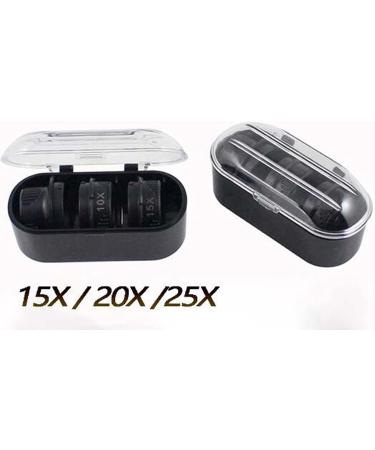 5X 15X 20X 25X Double Eye Glasses Loupe Head Wearing Magnifying Glasses Headset Illuminated Magnifying Glasses Tool Set with LED Light for Watch Repair Jeweler Magnifier Safehappy - Buy Online on GoSupps.com