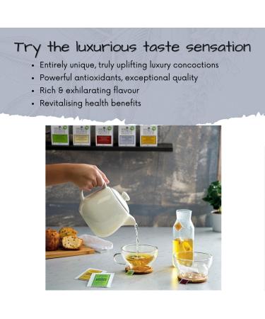 Sage Sleep Tea Bags with Lemon Verbena & Greek Saffron | Luxury Herbal Tea | Night Time Tea | Ethically Sourced Anxiety Relief Tea |Relaxing Tea| Caffeine & Gluten free | 10 Tea Bags | Krocus Kozanis - Buy Online on GoSupps.com