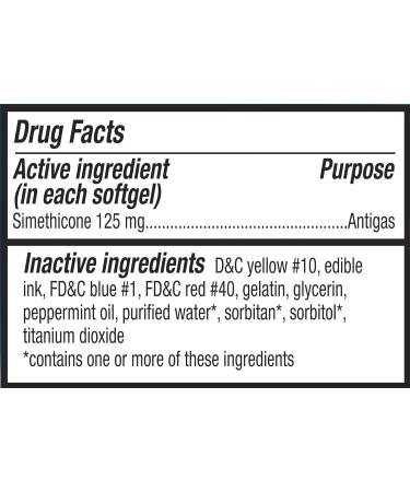 Equate Extra Strength Gas Relief 125mg Softgels | 72 Count Twin Pack - Buy Online on GoSupps.com