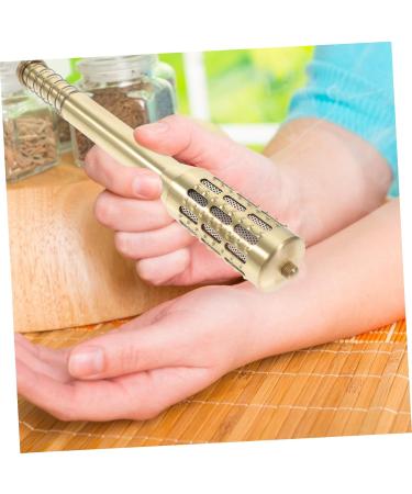 Healvian Moxa Stick Holder - Pure Copper Moxibustion Cone Holder - 32x4.2cm Golden Moxa Sticks for Enhanced Wellbeing - International Shipping Available - Buy Online on GoSupps.com