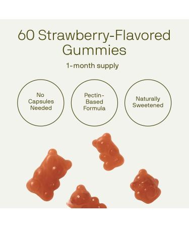 Nutriissa TUDCA Gummies Liver & Digestive Health Support with Bile Salts EPEB Certified for Purity & Potency 60 Strawberry Flavored Vegan Gummies 120 Count (Pack of 1) - Buy Online on GoSupps.com