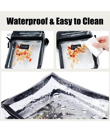 DUORT Clear Stadium Approved Crossbody Bag - White | TPU Clear Purse with Adjustable Strap for Concerts & Events - Buy Online on GoSupps.com