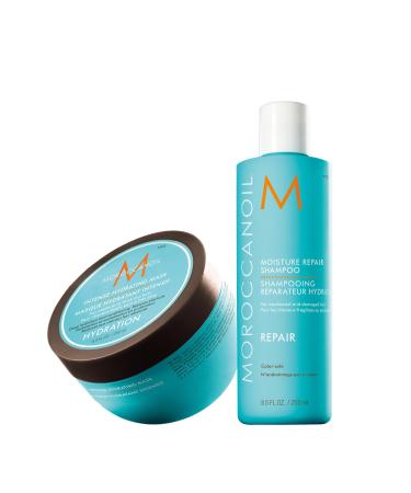 Moroccanoil Intensive Hydration Mask 250ml Bundle with Regenerating Shampoo