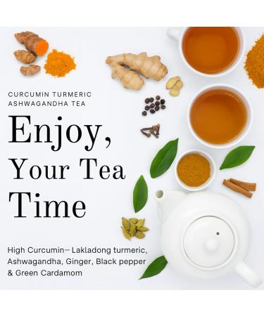 Golden Milk | Go-Yogik Turmeric Ashwagandha Latte Mix With Ceylon Cinnamon Ginger-100g (50 cups) | Vegan | No GMO Caffeine Free Lab Tested. - Buy Online on GoSupps.com