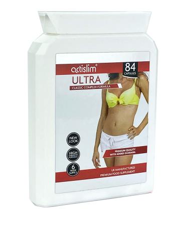 Actislim Ultra The UK's #1 Classic Weight Loss Slimming Pill Contains Ginkgo Leaf Guarana Ginger and Caffeine for a Subtle Powerful Weight Loss 6 Week Course of a Diet Pill which Really Works