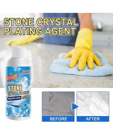 Stone Crystal Plating Agent Stone Stain Remover Crystal Stone & Marble Cleaning Agent Effectively Removes Oxidation Rust Stains (5pcs) - Buy Online on GoSupps.com
