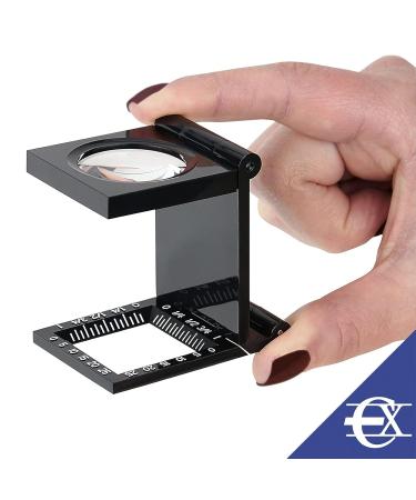 EUROXANTY Folding Magnifying Glass - Zinc Alloy 1 Piece - Perfect for Travel & Reading - Buy Online on GoSupps.com