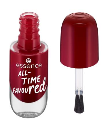 Essence Cosmetics Gel Nail Color Gellack Nailack No. 14 All-Time Favoured Red Expresser Long-lasting color-intensive gelig glossy without acetone vegan microplastics particles 14 All-time favored 8 ml (1erPack) - Buy Online on GoSupps.com
