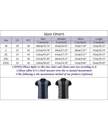 Men's Classic Short Sleeve Polo Shirt Zip Up - Slim Fit Striped Graphic Tee - B-blue XXL - Buy Online on GoSupps.com