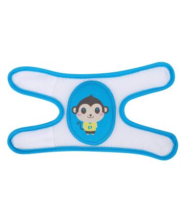 Haozaikeji Baby Knee Pads - Anti-Slip Crawling Knee Protection | Cushioned Breathable Mesh Knee Covers for Infant Toddler - Blue Monkey - Buy Online on GoSupps.com