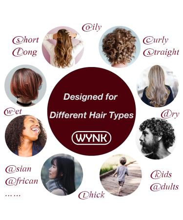 WYNK Detangler Brush 2-Piece Value Set - Professional Wet Hair Detangling Brush for Women, Men, and Kids - No Pain Detangler - Green & Pink (2 Pack) - Buy Online on GoSupps.com