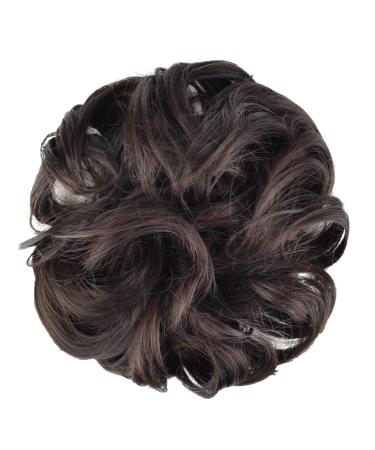 BARSDAR HairDIC Dott HairGumi Stockings & Hair Pick - Darkest Brown & Dark Auburn Mixed Hair Extensions for Women | 40g M2/33 - Buy Online on GoSupps.com