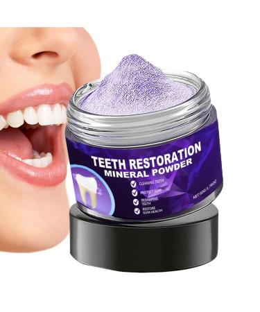 Smileshiney Powdered Toothpaste Oral Hygiene PowderImmediately Repairing 50 Grams Toothpaste And Powder For Morning Hygiene Bathroom Care Home Travel Routine Daily Women Men