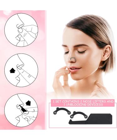 Bonuci Nose Lifter - 30 Sets Silicone Nose Shaper Inserts | Nose Bridge Straightener & Beauty Corrector Tool for Wide Noses - Buy Online on GoSupps.com