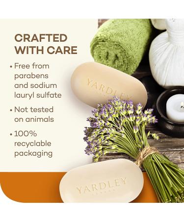 Yardley Shea Buttermilk Bath Bar 4oz - 3 Pack | Luxurious Moisturizing Soap for Glowing Skin - International Shipping Available - Buy Online on GoSupps.com