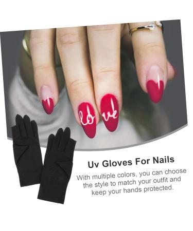 Ipetboom 4 Pairs Women's Sun Protection Gloves Gel Nail Lamp Uv Gloves Uv Gloves for Gel Manicures Uv Protection Gloves Manicure Uv Gloves for Manicure Anti-uv Nylon Accessories - Buy Online on GoSupps.com