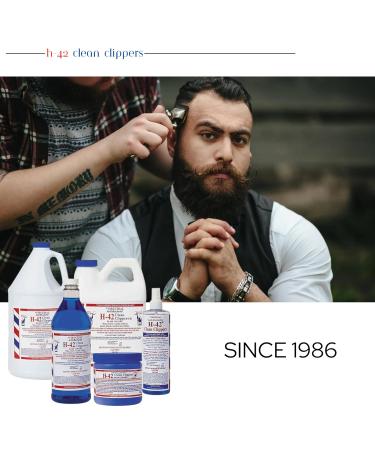 H-42 Clean Clippers Blade Cleaner with Brush - 8oz - Best Blade Maintenance for Smooth Cuts - Free International Shipping - Buy Online on GoSupps.com