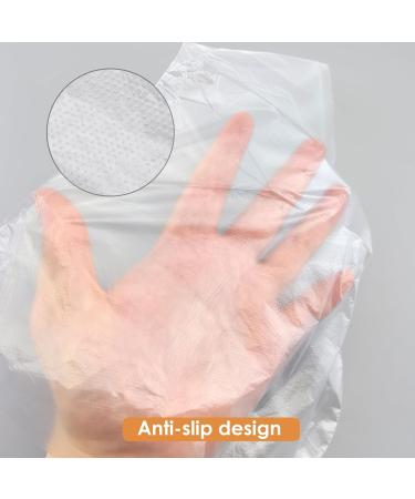 Quacc Lot de 100 couvre-pieds jetables en plastique doublure de bain en paraffine pour pieds chaussettes transparentes pour p dicure spa chaussures d'essai - Buy Online on GoSupps.com