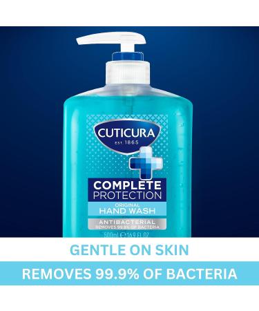 Cuticura Complete Protection Original Crisp & Fresh Antibacterial Handwash 500ml - Buy Online on GoSupps.com