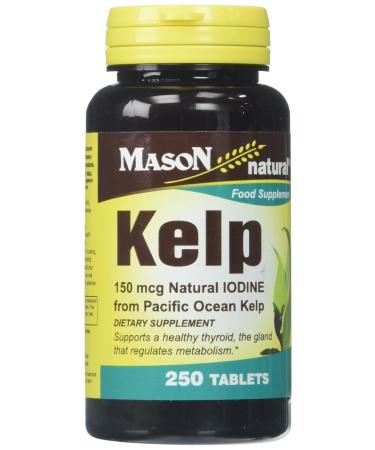 Mason Vitamins Kelp 150 mcg Tablets 250 Count