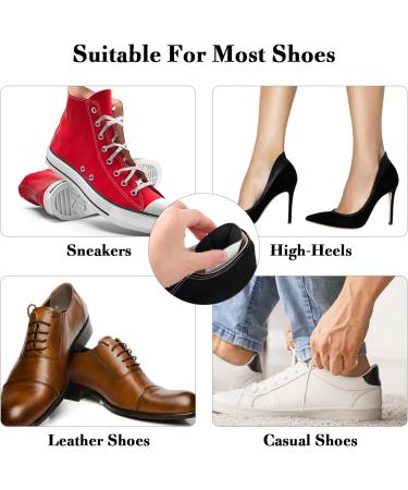 WLLHYF Heel Grips Liner Cushions - 4 Pairs, Black - Prevent Skin Rubbing and Blisters, Improve Shoe Fit - Ideal for High Heels and Sports Shoes - Buy Online on GoSupps.com