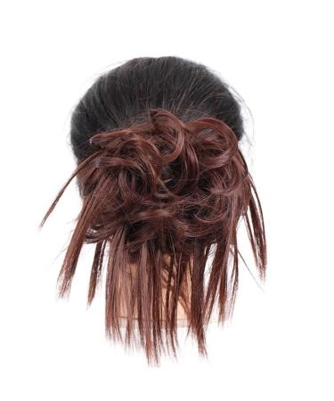 Messy Bun Hair Piece for Women Synthetic Tousled Updo Messy Bun Hair Pieces Hair Scrunchies Extensions with Elastic Band Ponytails Hair Extensions for Women Fake Hair Accessories for Women Girls 33#