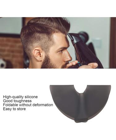 Professional Magnetic Cutting Collar for Hairdressing - Waterproof Silicone Wrap Protection | Hair Coloring Tool (17x16x2cm Black) - Buy Online on GoSupps.com