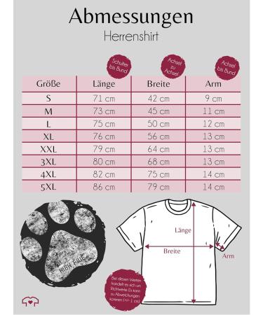 Shirtracer Men's T-Shirt - High Five Dog Paw Design | Perfect Gift for Dog Owners - XXL Black - Buy Online on GoSupps.com
