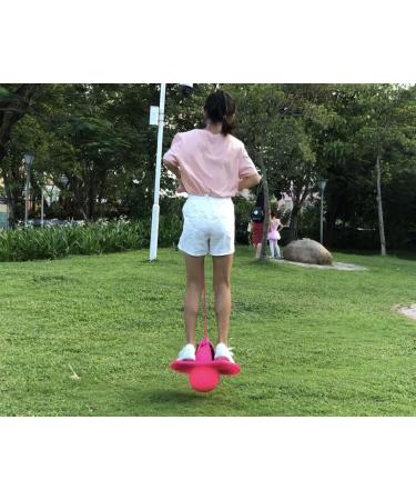 Christoy Pogo Jumper with Handle and Ball Pump - Safe and Fun High Jump Toy for Kids and Adults (Pink) - Buy Online on GoSupps.com