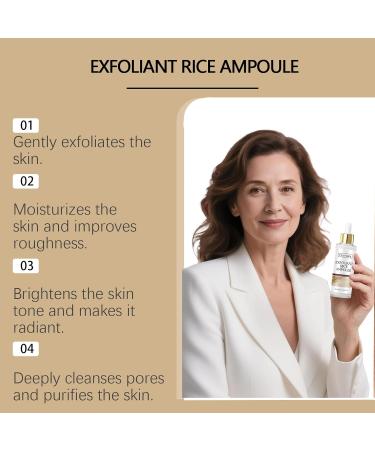 Peel Shot Glow Rice Peeling Ampoule 200ml White and Black Rice Ampoule Duo Daily Soft Exfoliating Face and Body Scrub for Dead Skin Cells All Skin Types Korean Skincare - Buy Online on GoSupps.com