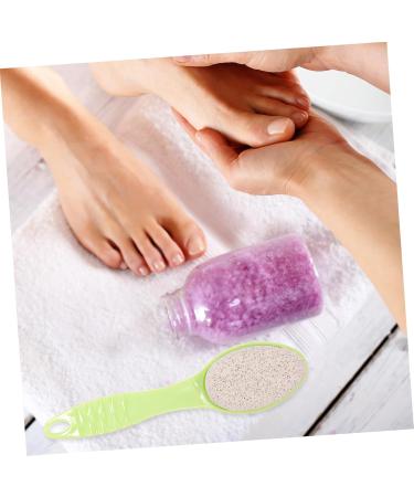 DRESSOOS Pumice Stone Foot Brush Foot Exfoliator Foot Stone Pedicure Foot Scrubber Foot Dead Skin Brush Bath Scrubber Brush Stone Bath Tool Foot Brush for Dead Skin Scraper Natural - Buy Online on GoSupps.com