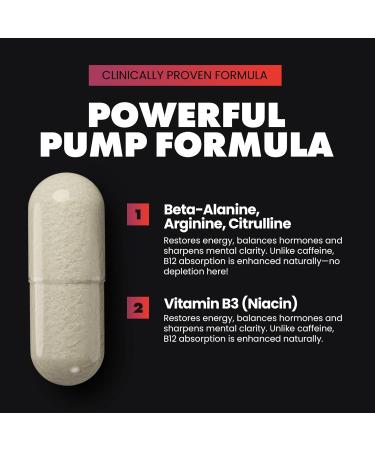 Gains in Bulk L Arginine Amino Acids Supplement for Nitric Oxide Support, Supplements for Men with L-Arginine, L Citrulline and L Ornithine, Muscle Pump, Energy and Heart Health Support, 90 Capsules - Buy Online on GoSupps.com