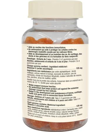 Adrien Gagnon - Sugar Free Vitamin C Gummies 120mg - Orange flavor 60 count - Buy Online on GoSupps.com
