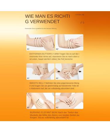 Fat burner cream body shaping cream 60 ml firming firming firming fat burner care for waist buttocks arms legs women men to improve - Buy Online on GoSupps.com