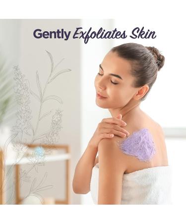 Lavender Sea Salt Body Scrub with Shea Butter and Aloe Vera - 340g/12oz - Buy Online on GoSupps.com