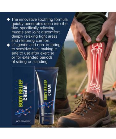Cr me Soin Des Articulations | 100g Cr me De Soin Et Soulagement Des Articulations - Baume Musculaire pour Main Genou Jambe Pied Taille Poignet Blessure Sportive Usage Quotidien Sport - Buy Online on GoSupps.com