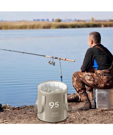 Foot Spa Footspa Collapsible Foot Bath with Zippered Lid Portable Foot Soaking Bucket Heat Retaining Non-slip Foot Bath Tub for Home Outdoor Grey - Buy Online on GoSupps.com