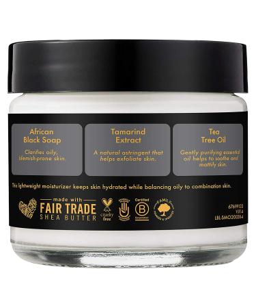 SheaMoisture African Black Soap Face Moisturizer - 2 Pack - Acne & Blemish Control with Tamarind Extract & Tea Tree Oil - Buy Online on GoSupps.com