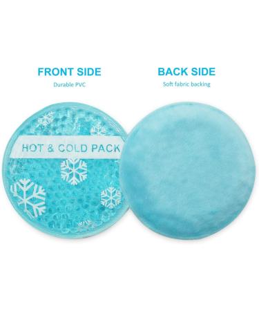 Reusable Small Gel Bead Ice Pack for Hot and Cold Therapy - Pain Relief for Breastfeeding, Kids, Headaches, and Sinus Relief - Buy Online on GoSupps.com
