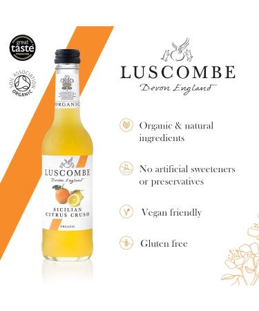 Luscombe Sicilian Citrus Crush (12x27cl) - Organic Sicilian Orange & Lemon Juice Vegan & Gluten Free - Devon Spring Water - Buy Online on GoSupps.com