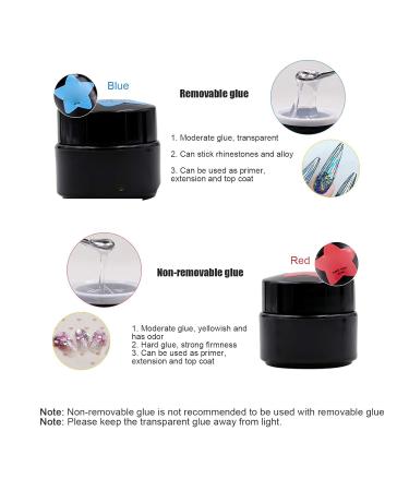 Nail Extension Gel Nail Art Glue Non-Toxic And Non-Irritating Will Not Damage Not Easy To Foam for Home Woman Beauty Salon Manicure Store - Buy Online on GoSupps.com