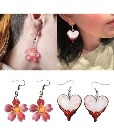 Feyley Earrings | Sweet Luminous Flower Charm Drops | Summer Dangle Earrings for Women | Ear Jewelry Style 2 - Shop Now! - Buy Online on GoSupps.com