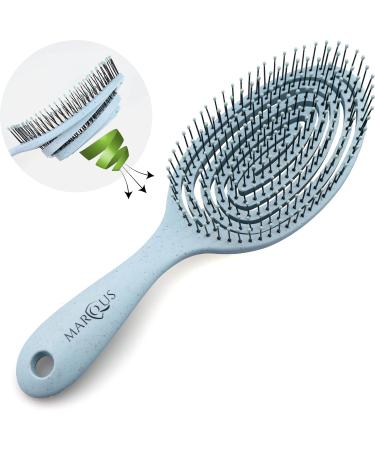 marQus Detangle Hair Brush - Ultra-soft Bristles for Men & Women - Tangle-Free Hair, Wet & Dry Use - 1pcs Arctic Brush - Buy Online on GoSupps.com
