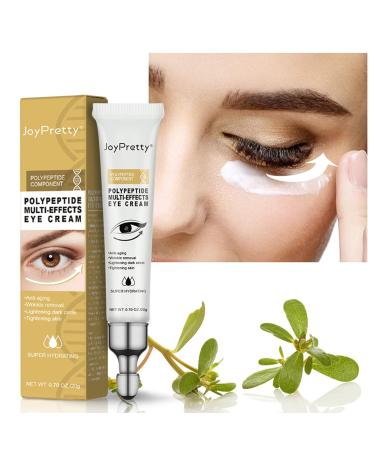 Polypeptide Eye Cream for Dark Circles & Puffiness | Anti-Aging Firming Eye Serum for Bags & Wrinkle Removal - Buy Online on GoSupps.com