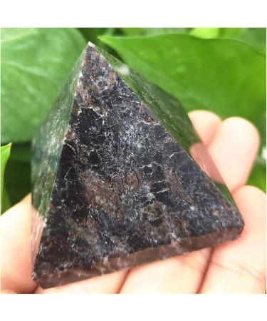 Crystal Rough Crystal Pyramid Natural Astrophyllite Garnet Quartz Point Gem Stone Egyptian Crystals Ornaments - Buy Online on GoSupps.com