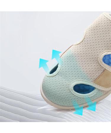 Buy Summer Men's Adjustable Diabetic Plantar Fasciitis Shoes - Lightweight Extra Wide Sandals for Swollen Feet | Breathable Edema Support 8.5 Blue - Buy Online on GoSupps.com